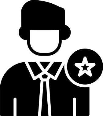 yıldız simgesi, vektör çizimi