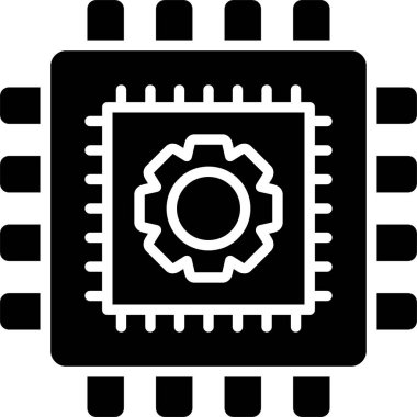 İşlemci, Vektör Simgesi Her Kullanım İçin