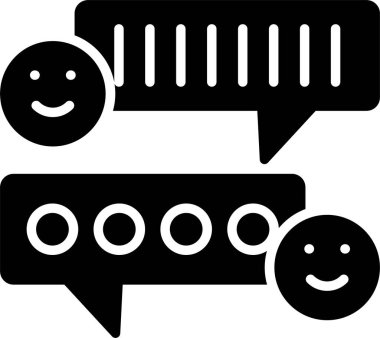 Müşteri servis simgesi vektör illüstrasyonu