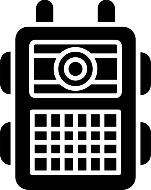 Çalar saat simgesi. Basit resimleme