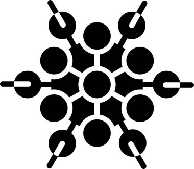 Takım çalışması simgesi, vektör illüstrasyonu