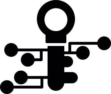 Her Kullanım için Dijital Anahtar, Vektör Simgesi