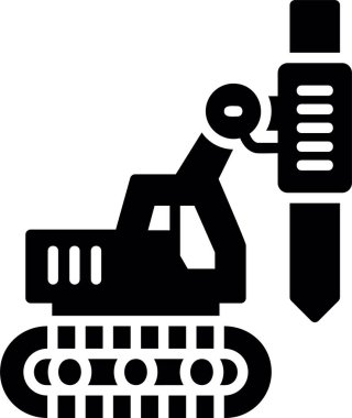 Kazıcı, Vektör Simgesi Her Kullanım İçin