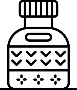 Sıcak Su Şişesi, Vektör Simgesi Her Kullanım İçin