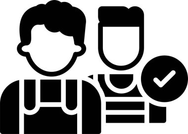 her Kullanım için çalışan, Vektör Simgesi