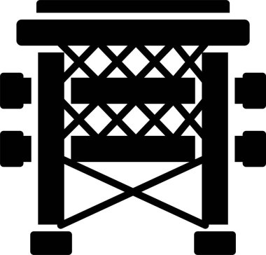 Modern bir simgenin vektör illüstrasyonu