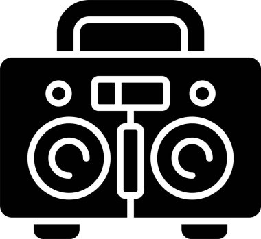 Müzik Kutusu, Vektör Simgesi Her Kullanım İçin