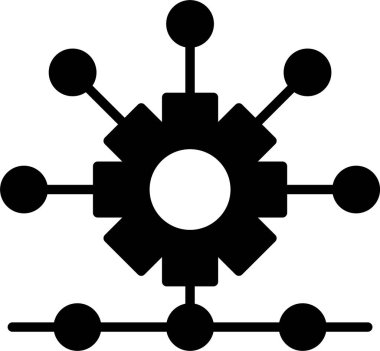 Her Kullanım için Bağlantı Ağı, Vektör Simgesi