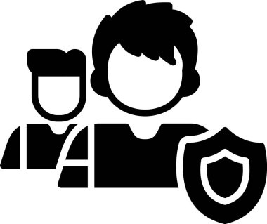 Güvenli Takım, Vektör Simgesi Her Kullanım İçin