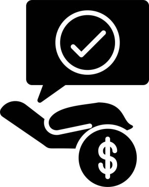 Dolar simgesi, vektör illüstrasyonu beyaz arkaplanda izole edildi