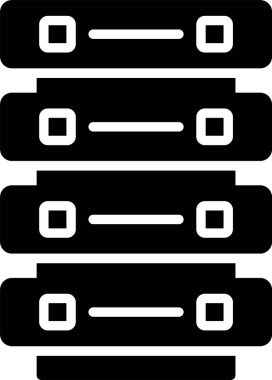 Her Kullanım için Sunucu, Vektör Simgesi