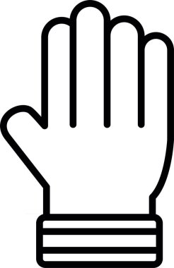 Eldivenler, Vektör Simgesi Her Kullanım İçin