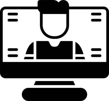 Her Kullanım İçin Masaüstü Bilgisayarı, Vektör Simgesi