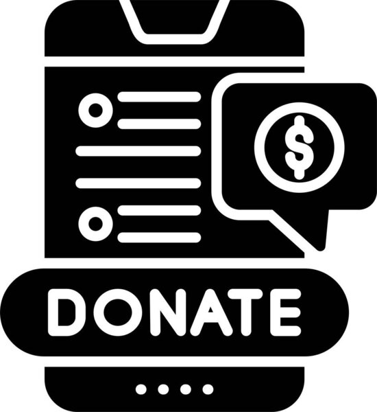 Пожертвовать векторную икону для любого использования