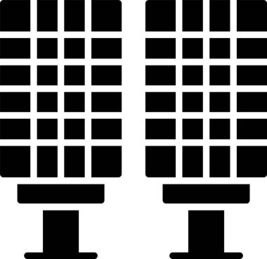 Her Kullanım İçin Güneş Paneli, Vektör Simgesi