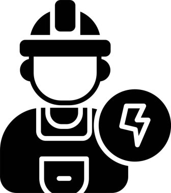 Elektrik, Vektör Simgesi Her Kullanım İçin