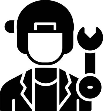 Mühendis, Vektör Simgesi Her Kullanım İçin