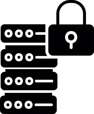 Siber Güvenlik, Vektör Simgesi Her Kullanım İçin