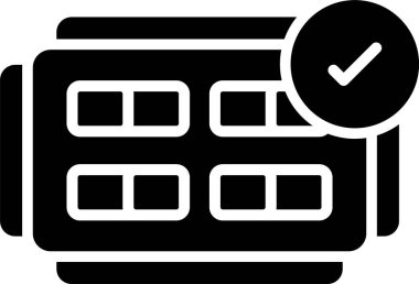 Takvim tarih çizelgesi simgesi