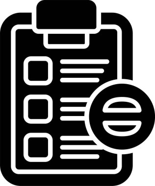 belge simgesi vektör illüstrasyonu