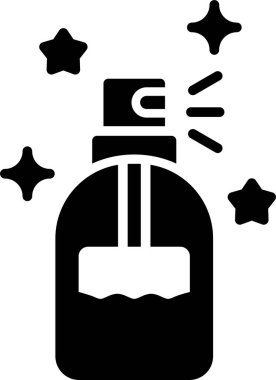 Şişe simgesinin vektör illüstrasyonu