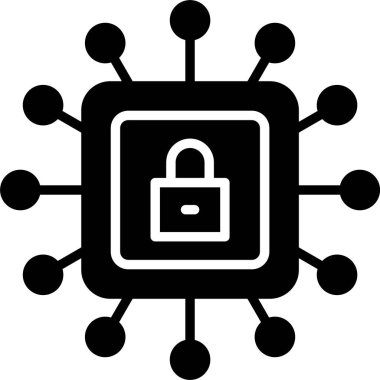 Siber Güvenlik, Vektör Simgesi Her Kullanım İçin