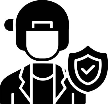 Güvenli, Vektör Simgesi Her Kullanım İçin