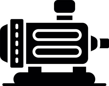 Her Kullanım İçin Elektrik Motoru, Vektör Simgesi