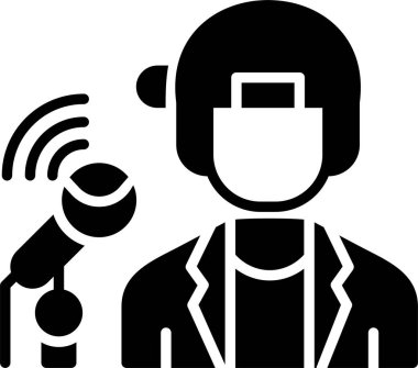 Sözcü, Vektör Simgesi Her Kullanım İçin