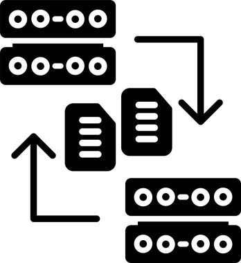 ağ veri simgesi vektör illüstrasyonu