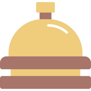 Bir çan simgesinin vektör illüstrasyonu