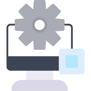 dişli ayarı simgesi düz biçimli