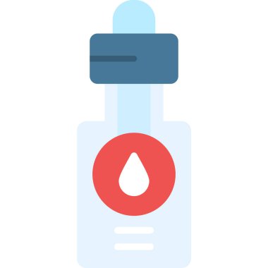 Kan damlası ikon vektörü. kan damlası simgesi