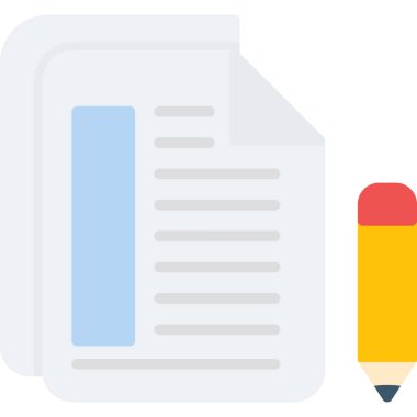 kalem vektör renk simgesi