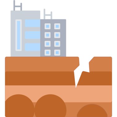 bina simgesi, vektör illüstrasyonu