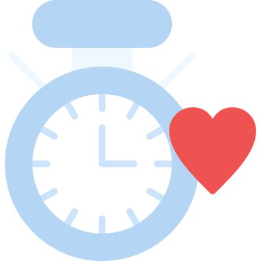 Saat aşkı aşk ikonu - romantizm kategorisi