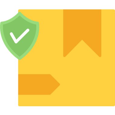 belge düz vektör simgesi