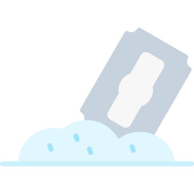 Su işaretinin düz renk biçimi