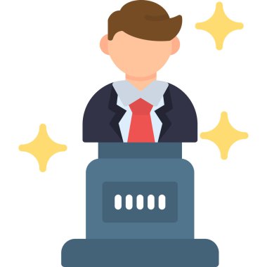 Ofis masası sahibi iş adamı