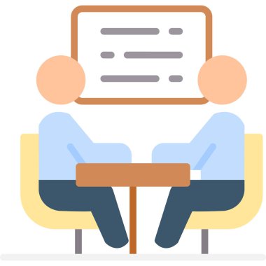 ofis masası vektör simgesi