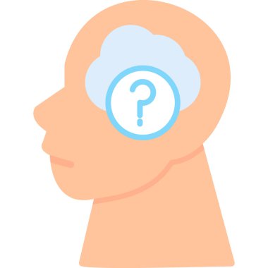 soru işareti olan insan kafası