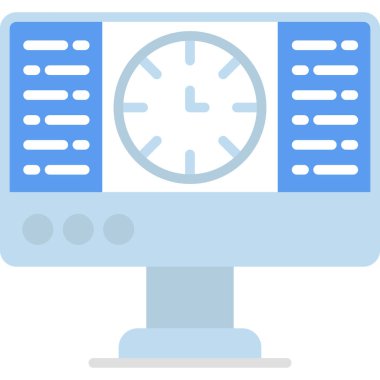 Bilgisayar. Web simgesi vektör illüstrasyonu