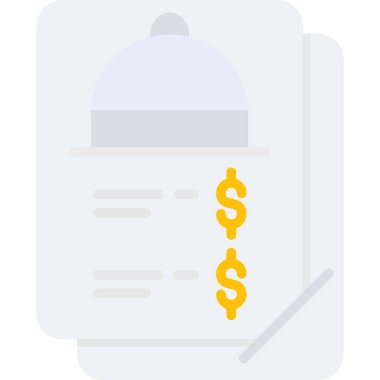 Para web simgesi, basit vektör illüstrasyonu