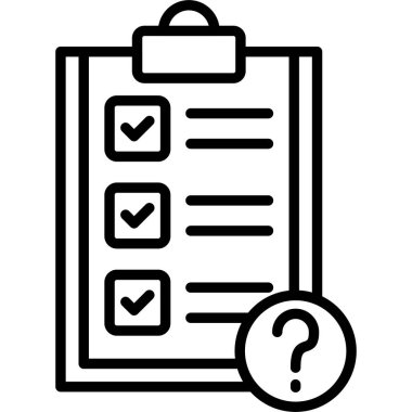 İşaret simgesini işaretle. basit tasarım vektörü