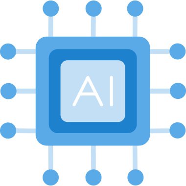 ai yapay zeka ai simgesi ana hat biçiminde