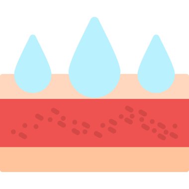 Su damlası vektör illüstrasyonu