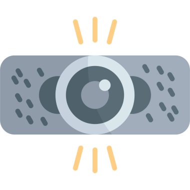 kamera simgesi vektör illüstrasyonu