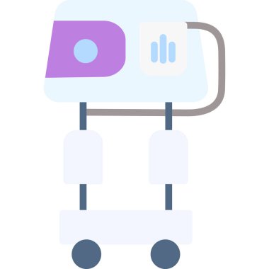 Vakum Makinesi Vektör İllüstrasyonu, Basit Simge