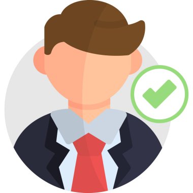 Başarı Vektörü İllüstrasyonu, Basit Simge