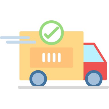 araba yıkama servisi simgesi düz stil